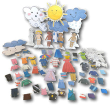Load image into Gallery viewer, Paper Dolls - Printable 70+ Outfits (Colour and Black and White)