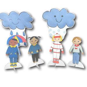 Paper Dolls - Printable 70+ Outfits (Colour and Black and White)