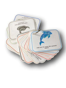 25 Animal Exercise Cards - Digital, Printable Exercise Game