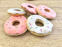 Load image into Gallery viewer, Five Handmade Felt Donuts