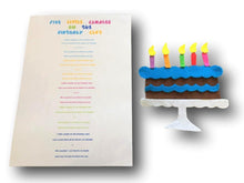 Load image into Gallery viewer, Five Little Candles On The Birthday Cake - Felt Board Story