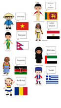 Load image into Gallery viewer, Hello Around The World 11 Countries Bundle 2 (Make Your Own) - Digital, Printable Magnetic Activity/Display