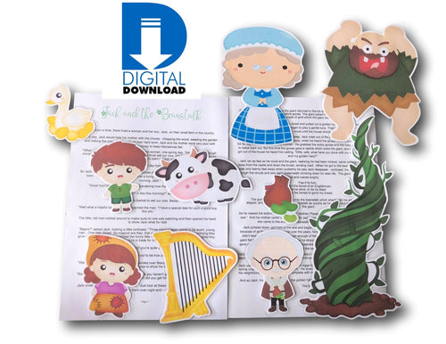 Jack and the Beanstalk - Digital, Printable Magnetic Story