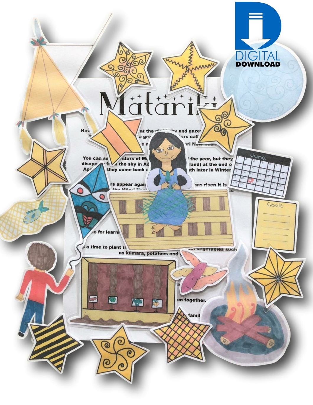 Matariki  - Digital, Printable Board Story