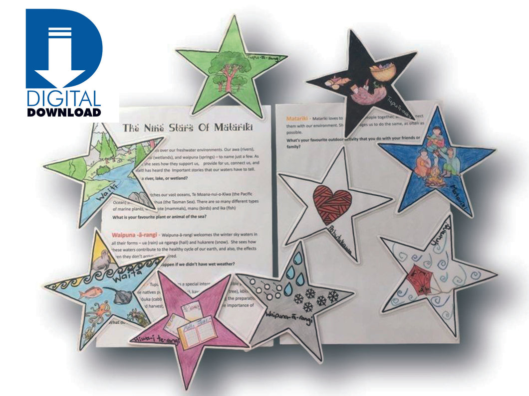 The Nine Stars Of Matariki - Digital, Printable Magnetic Story