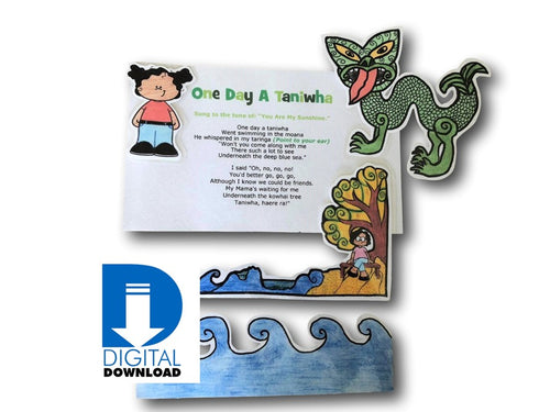 One Day A Taniwha - Digital, Printable Magnetic Song