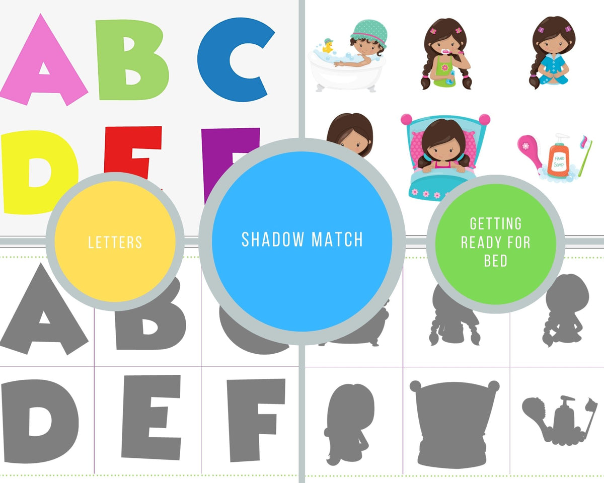 Shadow Matching - Digital, Printable Activity – Learning Differently NZ