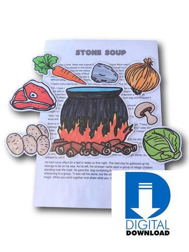 Stone Soup - Magnetic Story (Digital Download Make Your Own)
