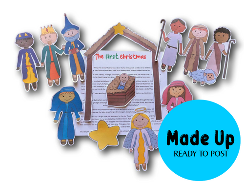 The First Christmas - Printed Magnetic Board Story