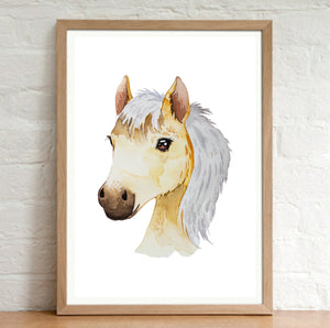 A4 Animal Plain Watercolour Print