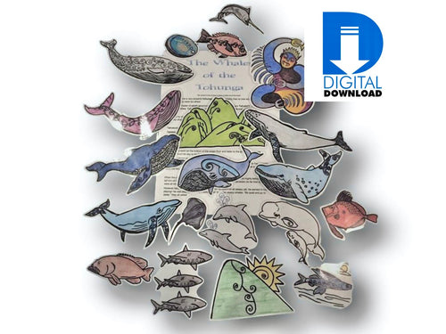 The Whales Of The Tohunga- Digital, Printable Resource