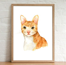 Load image into Gallery viewer, A4 Animal Plain Watercolour Print