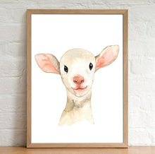 Load image into Gallery viewer, A4 Animal Plain Watercolour Print