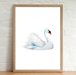 A4 Animal Plain Watercolour Print